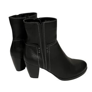 Womens Naturalizer NaturalSoul Shoe Boots Winnerblack Chunky Heel Black 8.5 Med